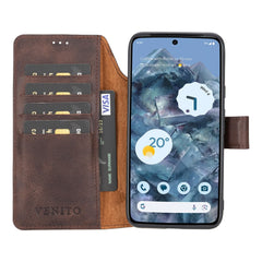 Funda tipo billetera de cuero con bloqueo RFID Florence-flex para Google Pixel 8