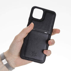 Funda tipo billetera de cuero Capri Snap On para Google Pixel 4