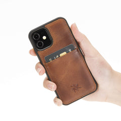 Capri Snap On Leather Wallet Case for iPhone 12 Mini