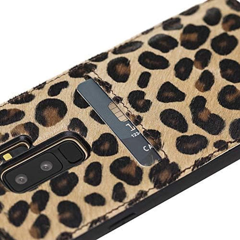 Cosa Snap On Leather Wallet Case for Samsung Galaxy S9 Plus