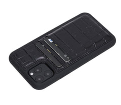 Funda tipo billetera de cuero Cosa Snap On para iPhone 11 Pro