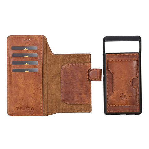 Florence-flex RFID Blocking Leather Wallet Case for Google Pixel 6