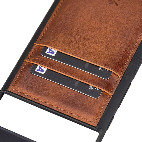 Capri Snap On Leather Wallet Case for Google Pixel 6 Pro