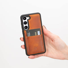 Capri Snap On Leather Wallet Case for Samsung Galaxy S23