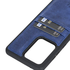 Funda tipo billetera de cuero Capri Snap On para Samsung Galaxy S20 Ultra