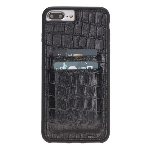 Funda tipo billetera de cuero Cosa Snap On para iPhone 7 Plus