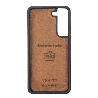 Funda tipo billetera de cuero Capri Snap On para Samsung Galaxy S22