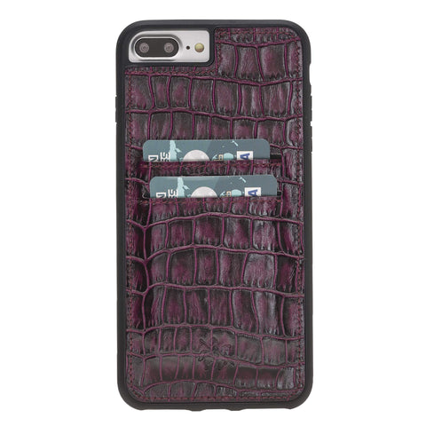 Funda tipo billetera de cuero Cosa Snap On para iPhone 7 Plus