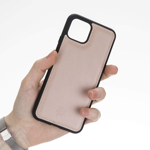 Funda de cuero Lucca Snap On para Google Pixel 4
