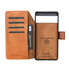 Florence-flex RFID Blocking Leather Wallet Case for Google Pixel 7