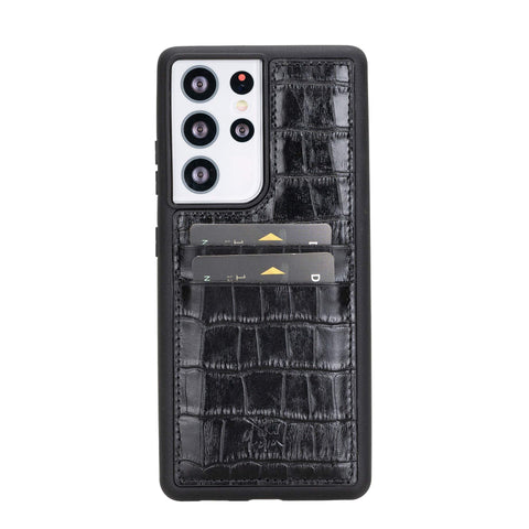 Capri Snap On Leather Wallet Case for Samsung Galaxy S21 Ultra