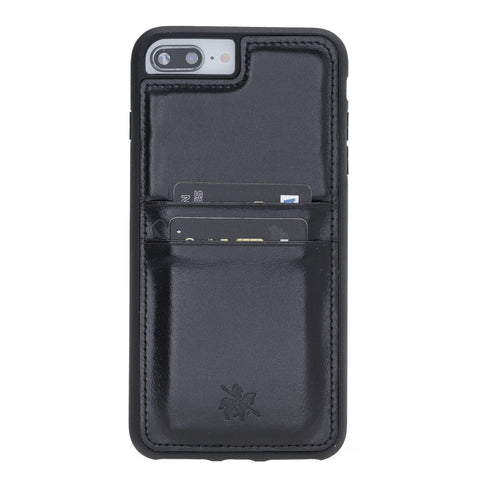 Funda tipo billetera de cuero Cosa Snap On para iPhone 7 Plus
