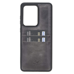 Funda tipo billetera de cuero Capri Snap On para Samsung Galaxy S20 Ultra
