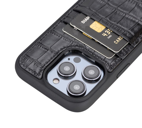 Capri Snap On Leather Wallet Case for iPhone 14 Pro