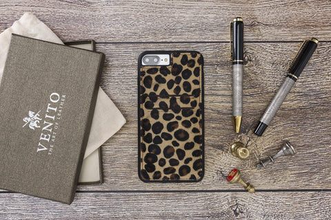 Funda tipo billetera de cuero Cosa Snap On para iPhone 7 Plus