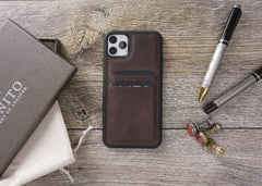 Cosa Snap On Leather Wallet Case for iPhone 11 Pro Max