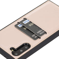 Funda tipo billetera de cuero Cosa Snap On para Samsung Galaxy Note 10