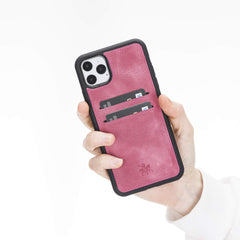 Cosa Snap On Leather Wallet Case for iPhone 11 Pro Max