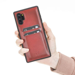 Cosa Snap On Leather Wallet Case for Samsung Galaxy Note 10 Plus