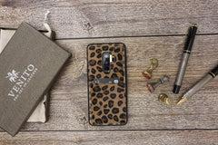 Funda tipo billetera de cuero Capri Snap On para Samsung Galaxy S9 Plus