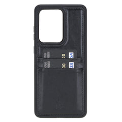 Funda tipo billetera de cuero Capri Snap On para Samsung Galaxy S20 Ultra