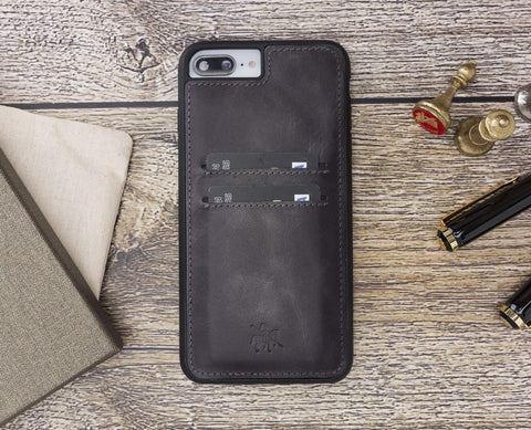 Funda tipo billetera de cuero Cosa Snap On para iPhone 7 Plus