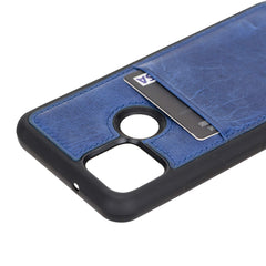 Funda tipo billetera de cuero Capri Snap On para Google Pixel 5