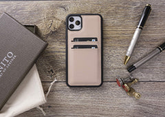 Cosa Snap On Leather Wallet Case for iPhone 11 Pro Max