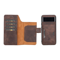 Funda tipo billetera de cuero con bloqueo RFID Florence-flex para Google Pixel 8
