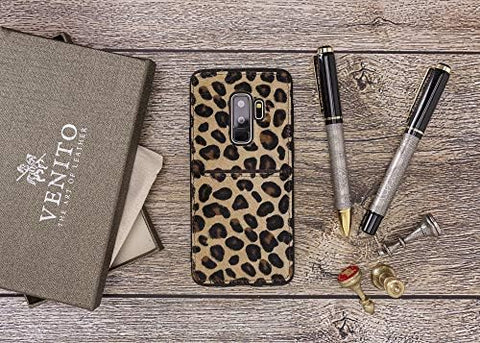 Cosa Snap On Leather Wallet Case for Samsung Galaxy S9 Plus