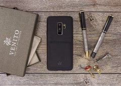 Funda tipo billetera de cuero Cosa Snap On para Samsung Galaxy S9 Plus