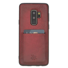 Funda tipo billetera de cuero Cosa Snap On para Samsung Galaxy S9 Plus
