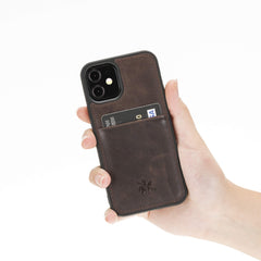 Capri Snap On Leather Wallet Case for iPhone 12 Mini