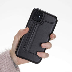 Venice RFID Blocking Leather Wallet Stand Case for iPhone 11