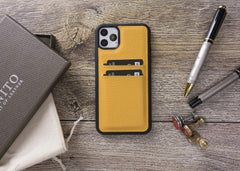 Cosa Snap On Leather Wallet Case for iPhone 11 Pro Max