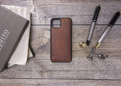 Funda de cuero Lucca Snap On para Google Pixel 4 XL