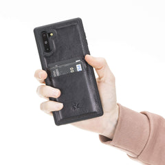Funda tipo billetera de cuero Cosa Snap On para Samsung Galaxy Note 10