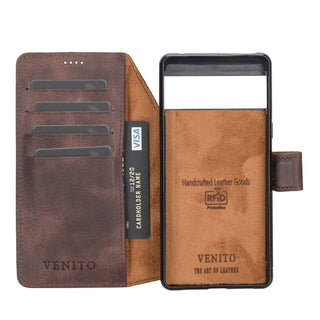 Florence-flex RFID Blocking Leather Wallet Case for Google Pixel 7