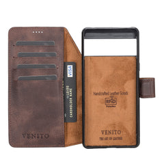 Florence-flex RFID Blocking Leather Wallet Case for Google Pixel 7