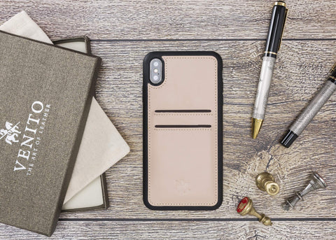 Cosa Snap On Leather Wallet Case for iPhone XS Max