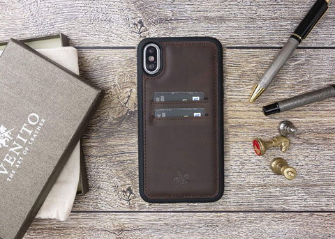 Cosa Snap On Leather Wallet Case for iPhone XS Max