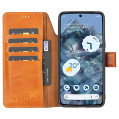 Florence-flex RFID Blocking Leather Wallet Case for Google Pixel 8 Pro