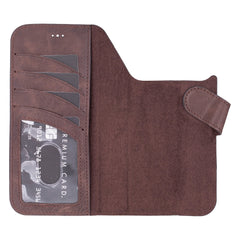 Ravenna RFID Blocking Detachable Leather Wallet Case for iPhone 18 Pro Max