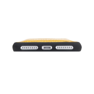 Funda tipo billetera de cuero Capri Snap On para iPhone 7 Plus