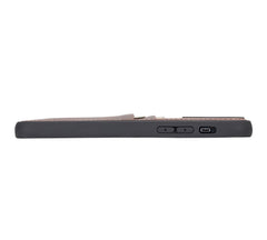Funda tipo billetera de cuero Capri Snap On para iPhone 14 Pro Max