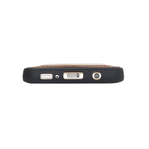 Capri Snap On Leather Wallet Case for Samsung Galaxy S9 Plus