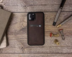 Capri Snap On Leather Wallet Case for iPhone 13 Mini
