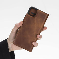 Funda tipo billetera de cuero con bloqueo RFID Florence para Google Pixel 4