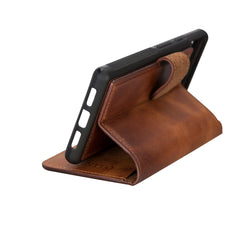 Funda tipo cartera de cuero desmontable con bloqueo RFID Ravenna para Google Pixel 7