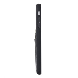 Funda tipo billetera de cuero Capri Snap On para iPhone 7 Plus